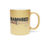 Thumbnail: Golden coffee mug with the words ENAMORED KINGS QUEENS and Haliya May.