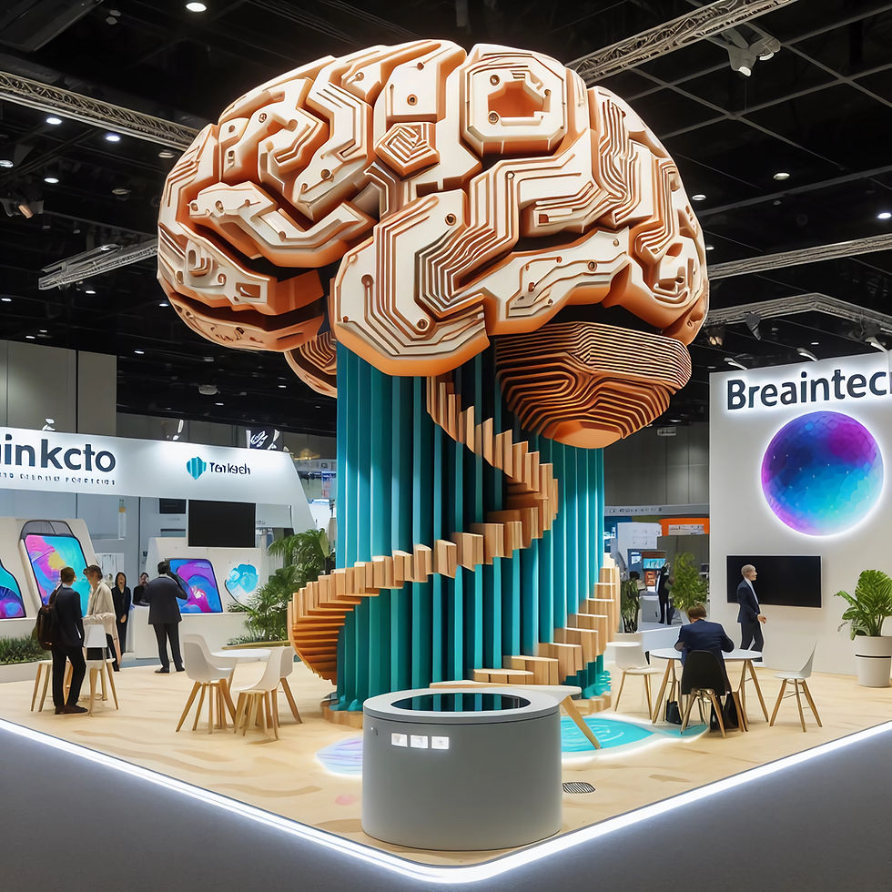 exhibition stand design with ai