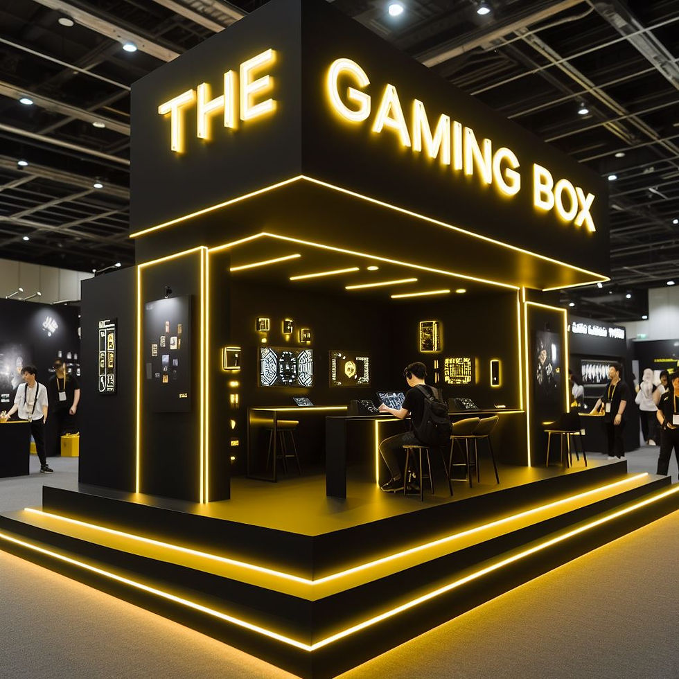 exhibition stand design with ai