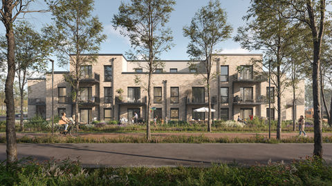 Architekturvisualisierung Mehrfamilienhaus