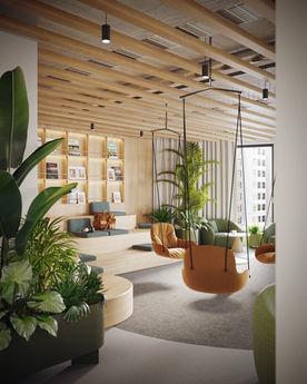Fotorealistische Raumvisualisierung Büro marketingsuit Berlin imagineering3d