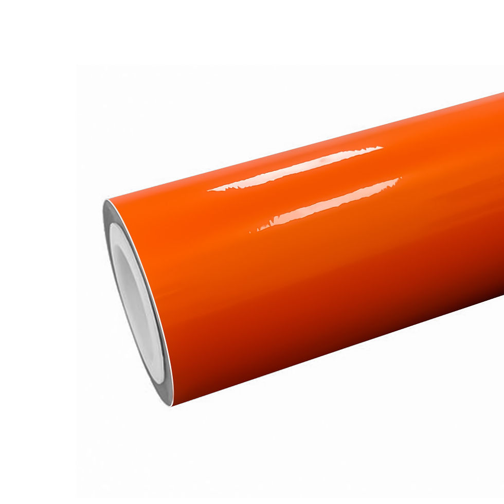 Fire Orange Vinyl Wrap