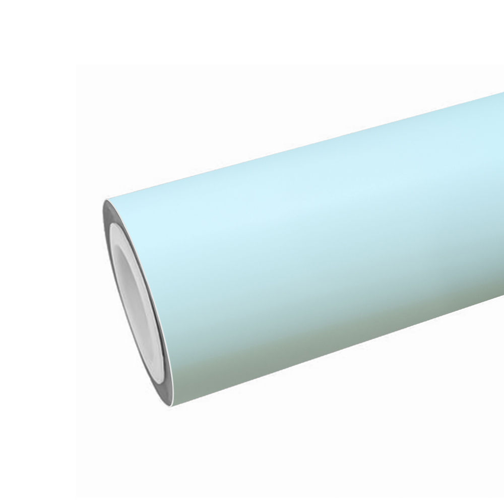 Satin Ice Blue Vinyl Wrap