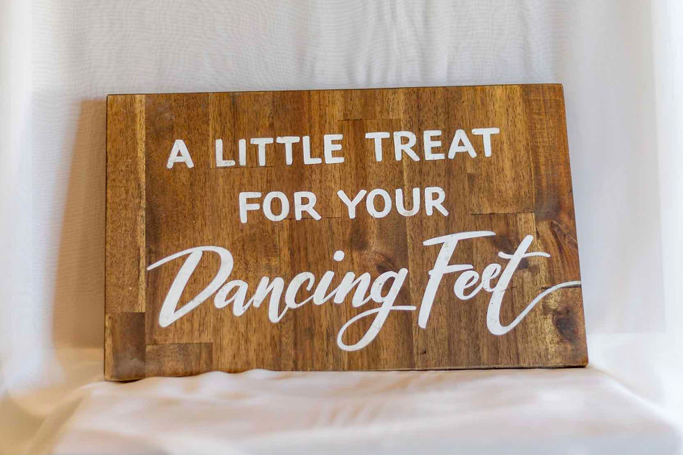 DANCING FEET SIGN