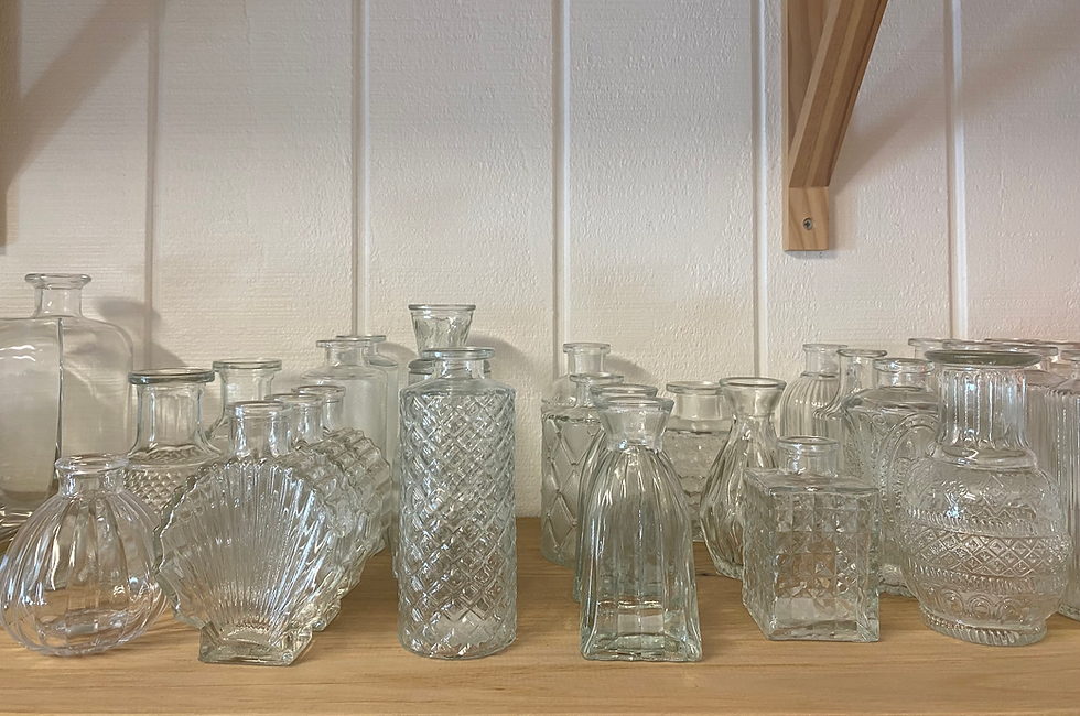 Selection bud vases