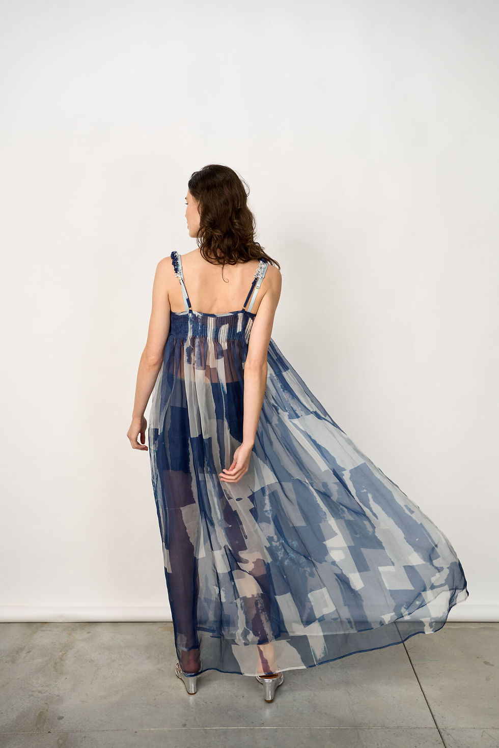 Thumbnail: ORGANZA RUFFLE DRESS | CLOUD WATCHING