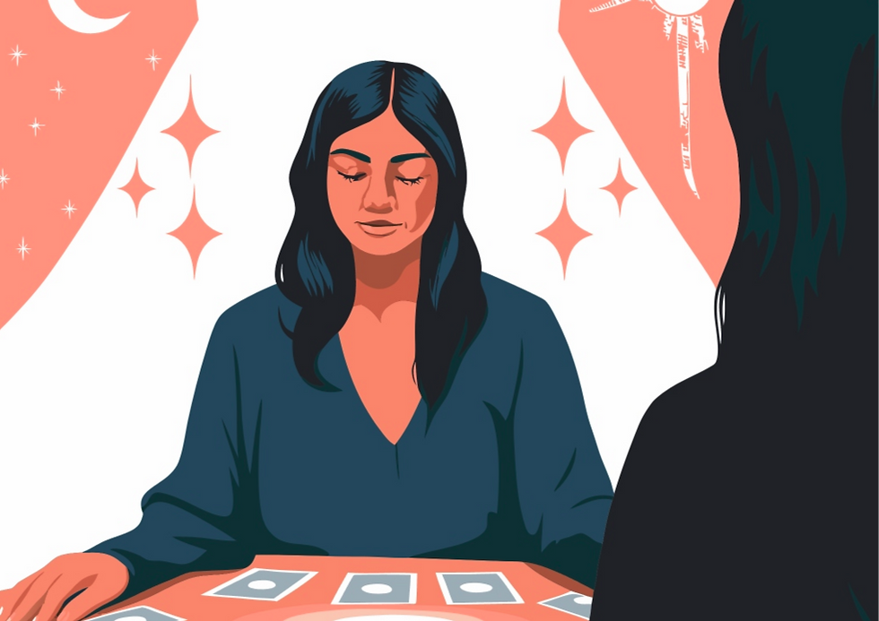 an intuitive tarot reading