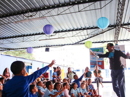 PROJETO PALHAÇADA NO CRUZEIRO SEGUE LEVANDO ESPETÁCULOS GRATUITOS PARA ESCOLAS DO DF