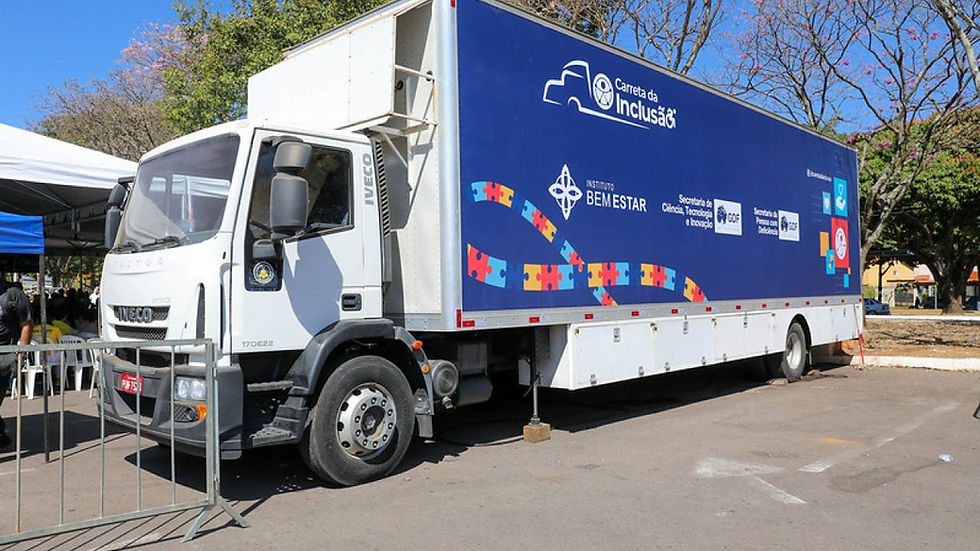 CARRETA DA INCLUSÃO - PROJETO AMPLIA ATENDIMENTO COM CONSULTORIA JURÍDICA GRATUITA E SERVIÇOS DO DETRAN PARA PESSOAS COM DEFICIÊNCIA NO DF