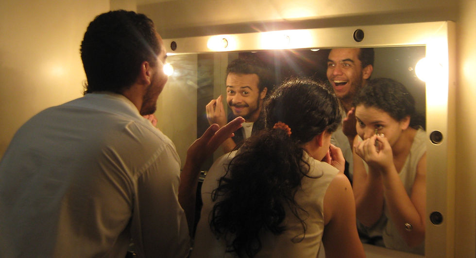 Bastidores de "Beijo no asfalto" no Teatro Dulcina