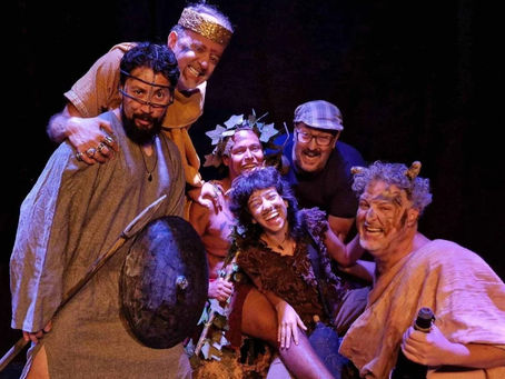 NO DF, CIA OS ÁUSPICES APRESENTAM A COMÉDIA "SILENO, DIONISIO E MIDAS E, UM LAPSO DE OURO E VINHO"