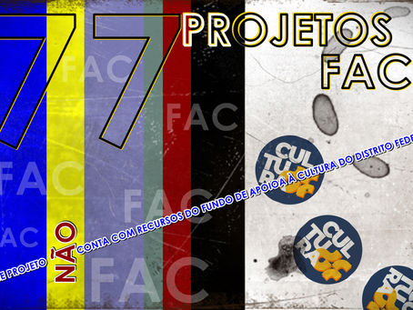 O QUE A SECRETARIA DE CULTURA DO DF FARÁ A RESPEITO DOS 77 SUPLENTES DOS EDITAIS DO FAC 2023?