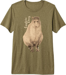 Capybara Chewy Premium T Shirt.jpg