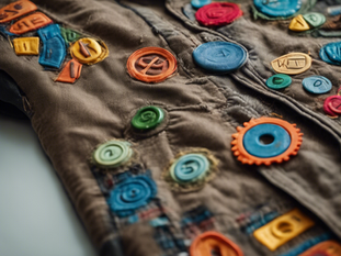 Unlock Protection: Upcycled Clothes with Powerful Symbols