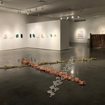 The Closer Together Things Are at UWAG, installation view (Weppler/Mahovsky and Roula Partheniou)