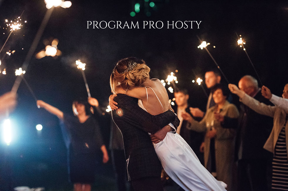 AKTIVITY PRO HOSTY NA SVATBĚ: