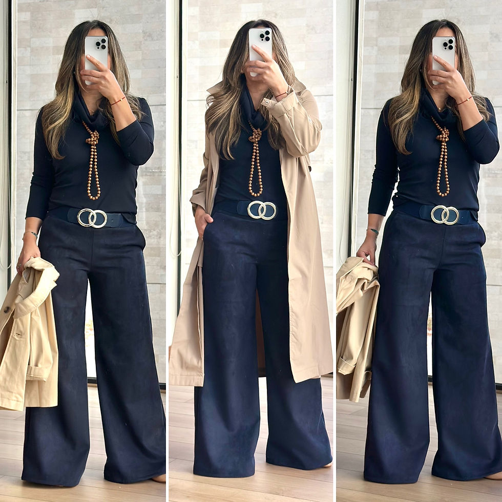 Miniatura: Pantalón  suede ( simil gamuza )