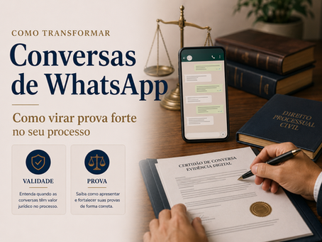 Como transformar conversas de Whatsapp em prova forte no seu processo
