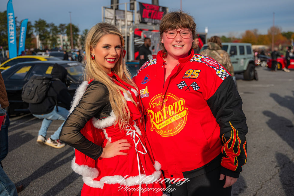 Alexis Sharing Christmas Magic and Candy Canes at Caffeine and Octane
