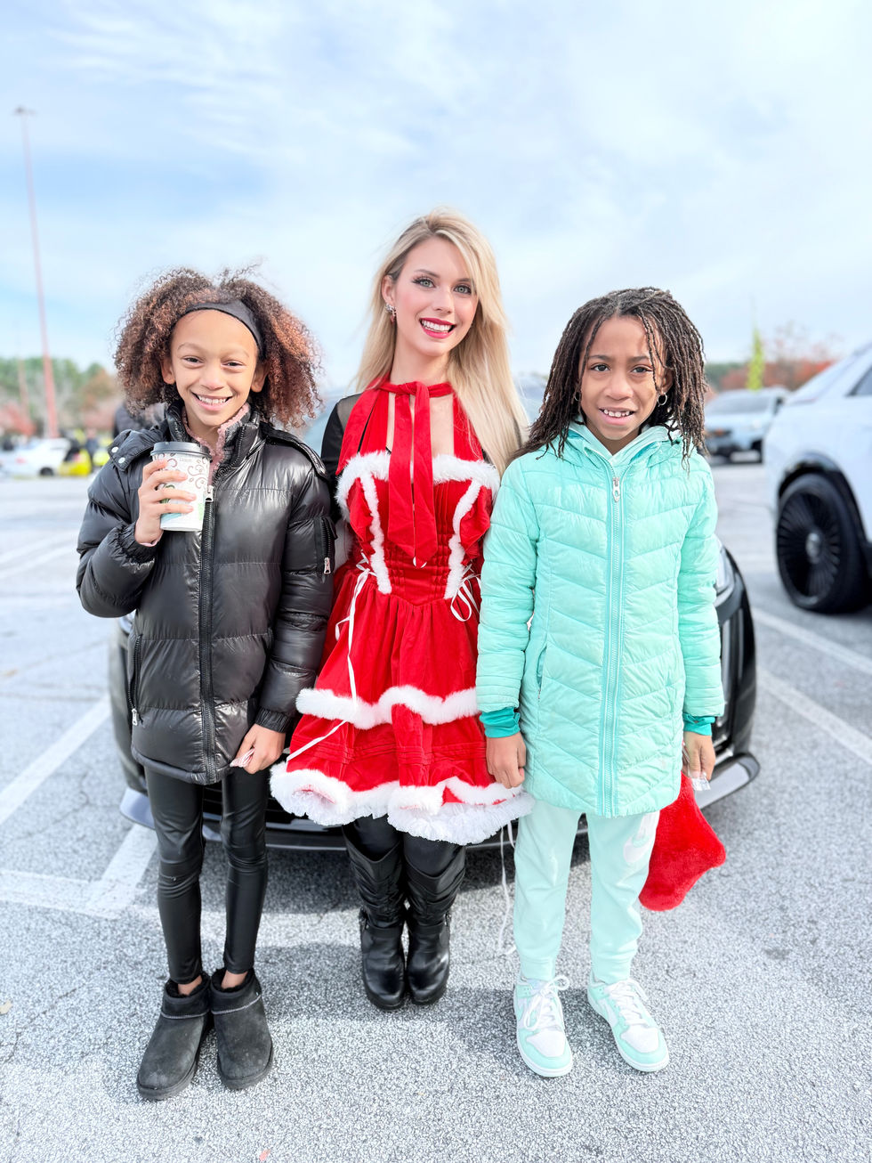 Alexis Sharing Christmas Magic and Candy Canes at Caffeine and Octane
