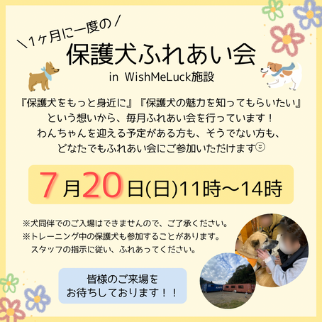 ふれあい会開催のお知らせ