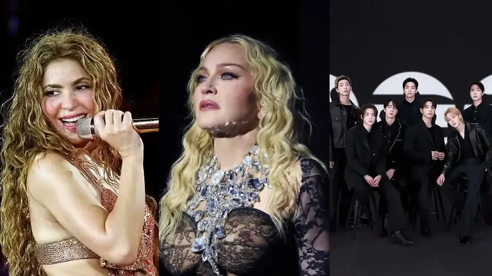 FIFA surpreende e confirma Madonna, Shakira e BTS na final da Copa do Mundo 2026