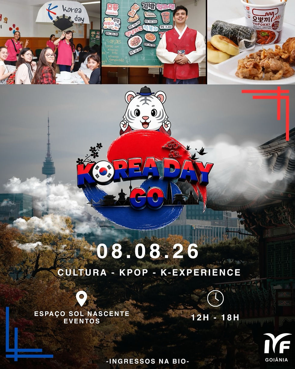 Goiânia recebe a 9ª edição do Korea Day com experiências da cultura sul-coreana
