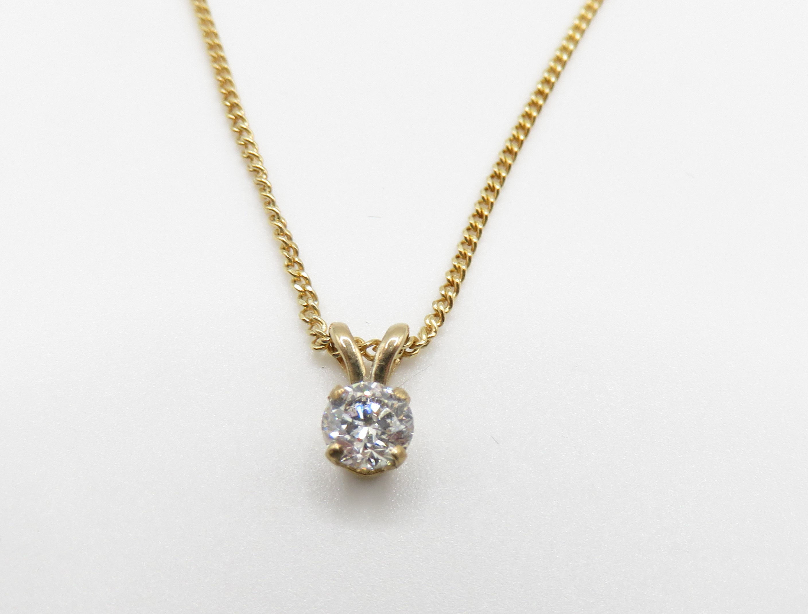 A Simple Diamond Pendant