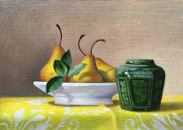 John Rizzotto, Ginger Jar with Pears