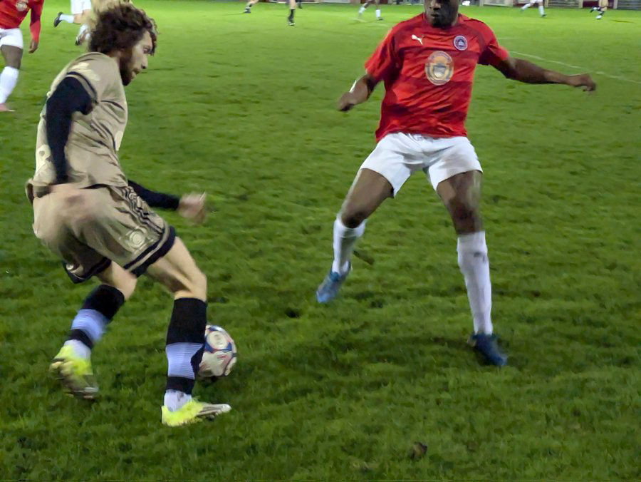 Caleb twisting and turning in the rain