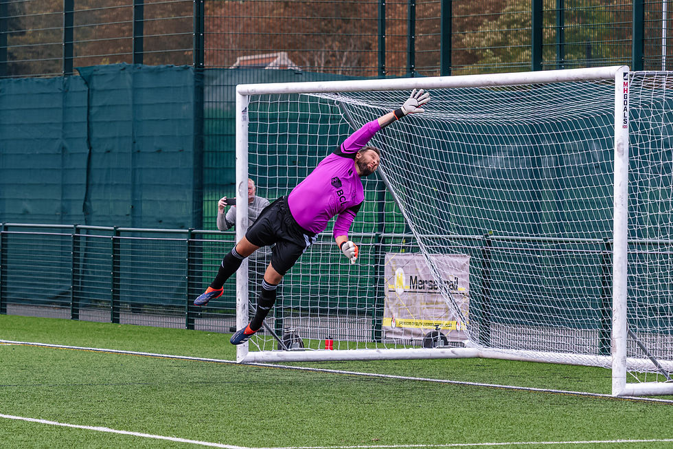 Relief for AFC as the free-kick hits the bar
