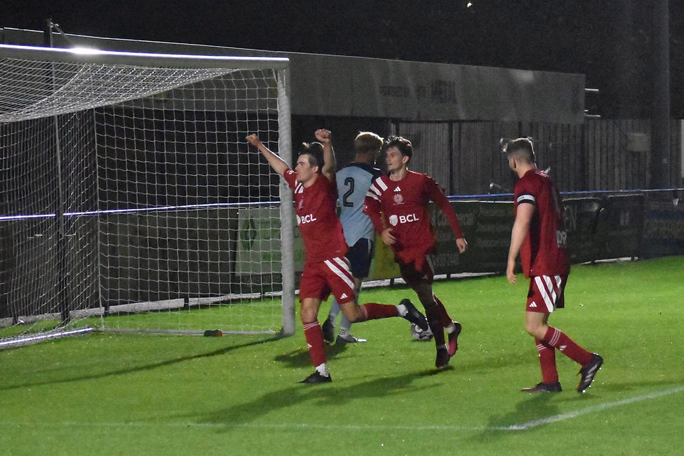 Liam Paton runs to the fans after making it four