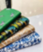 Abstract Satin Printed Fabrics