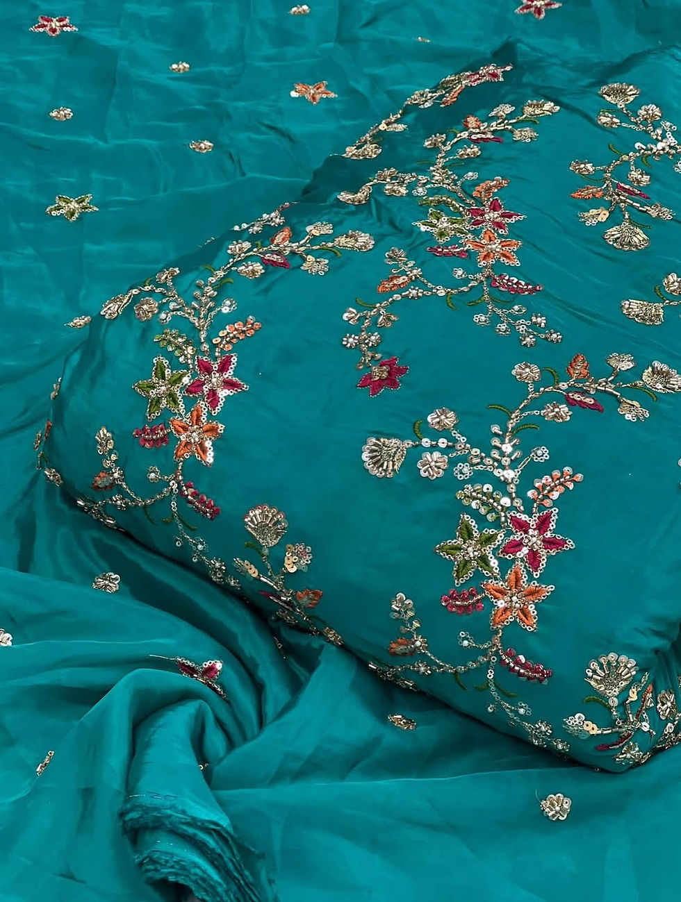 Thumbnail: Heavy Embroidered Silk Blend