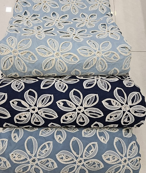 Cotton Cutwork Fabric