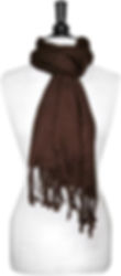 Wool Phasmina Chocolate Viscous Stole