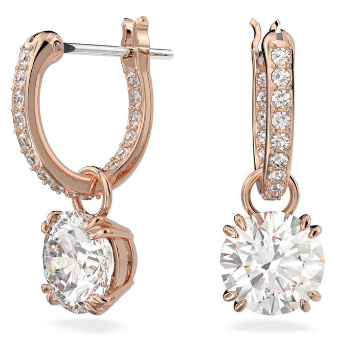 Swarovski øredobber Constella drop, rose