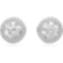 Swarovski øredobber Constella stud, hvitt