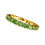 Miniatyrbilde: Swarovski Matrix ring Round cut, Green, gult
