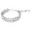 Miniatyrbilde: Swarovski armbånd Mesmera Mixed cuts, hvitt