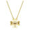 Miniatyrbilde: Swarovski smykke Idyllia Clover, gult