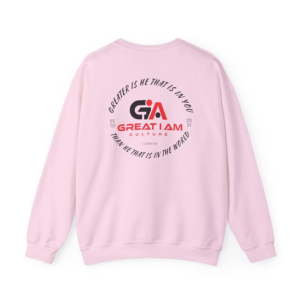 Thumbnail: Great I Am Unisex logo sweatshirt | Inspirational faith crewneck
