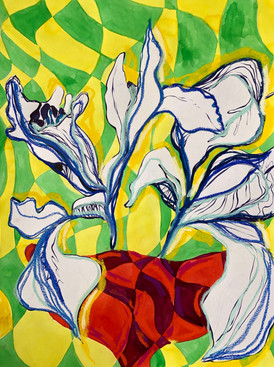 Psychedelic Irises