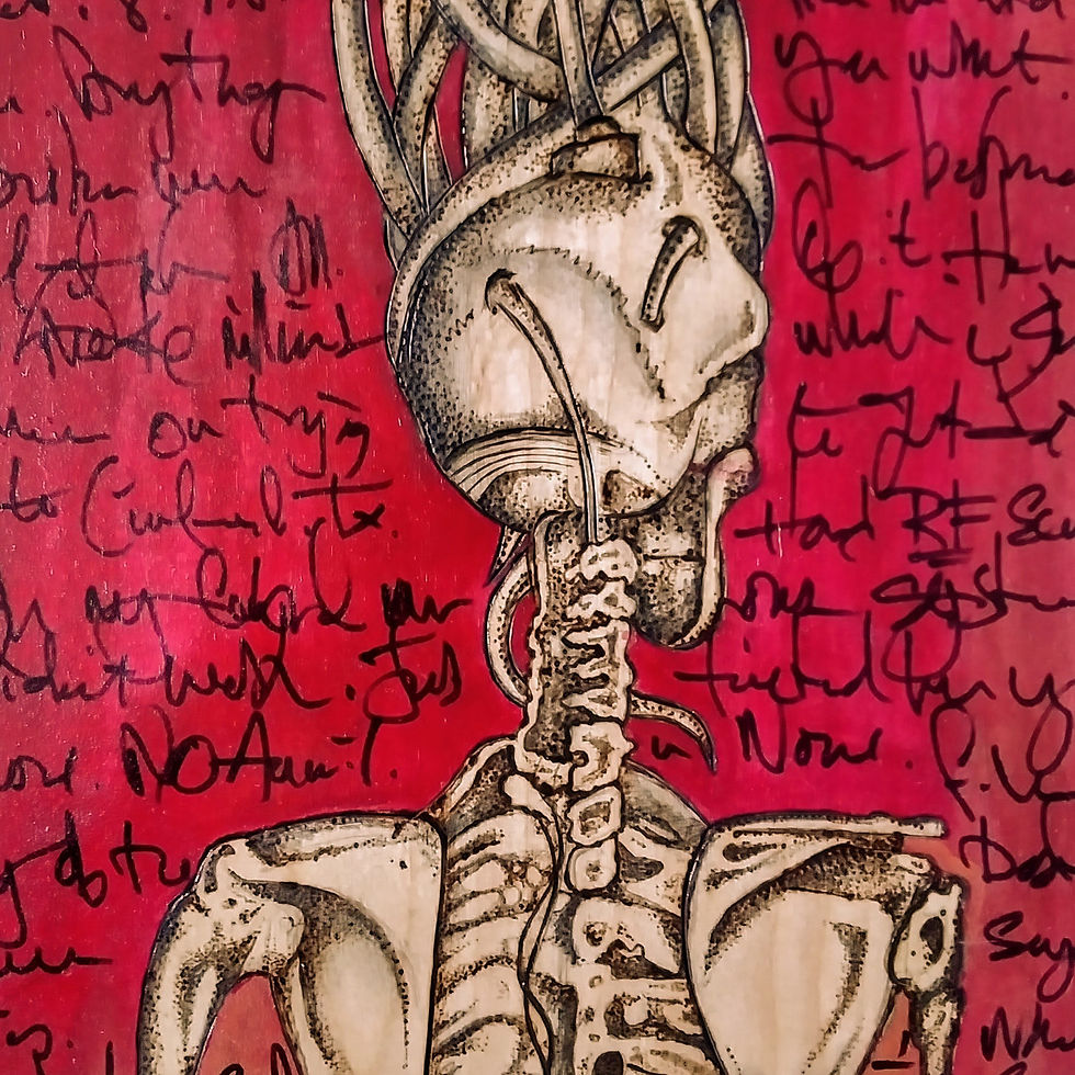 Thumbnail: SOLD - Nerve Damage - Red - Woodburn