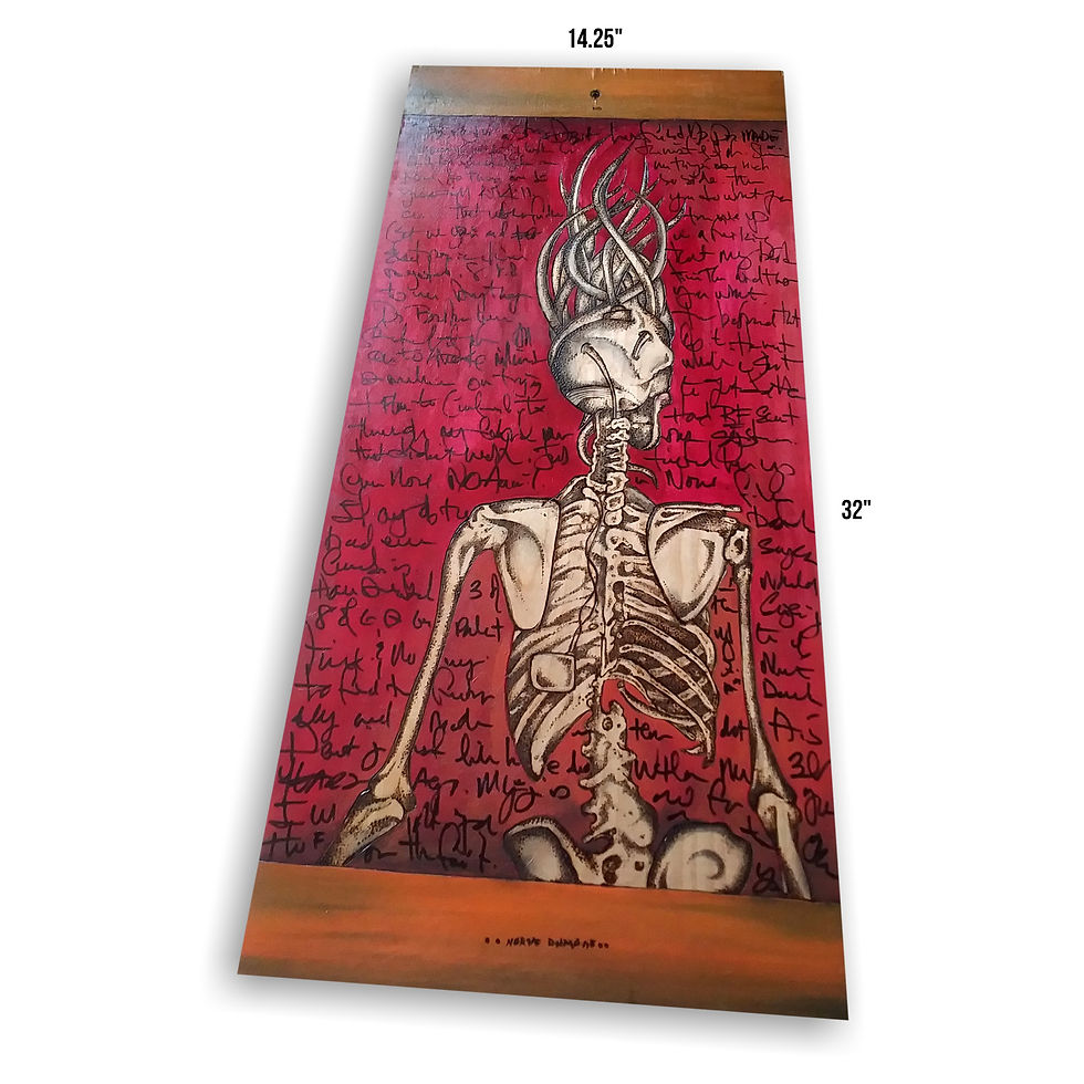 Thumbnail: SOLD - Nerve Damage - Red - Woodburn