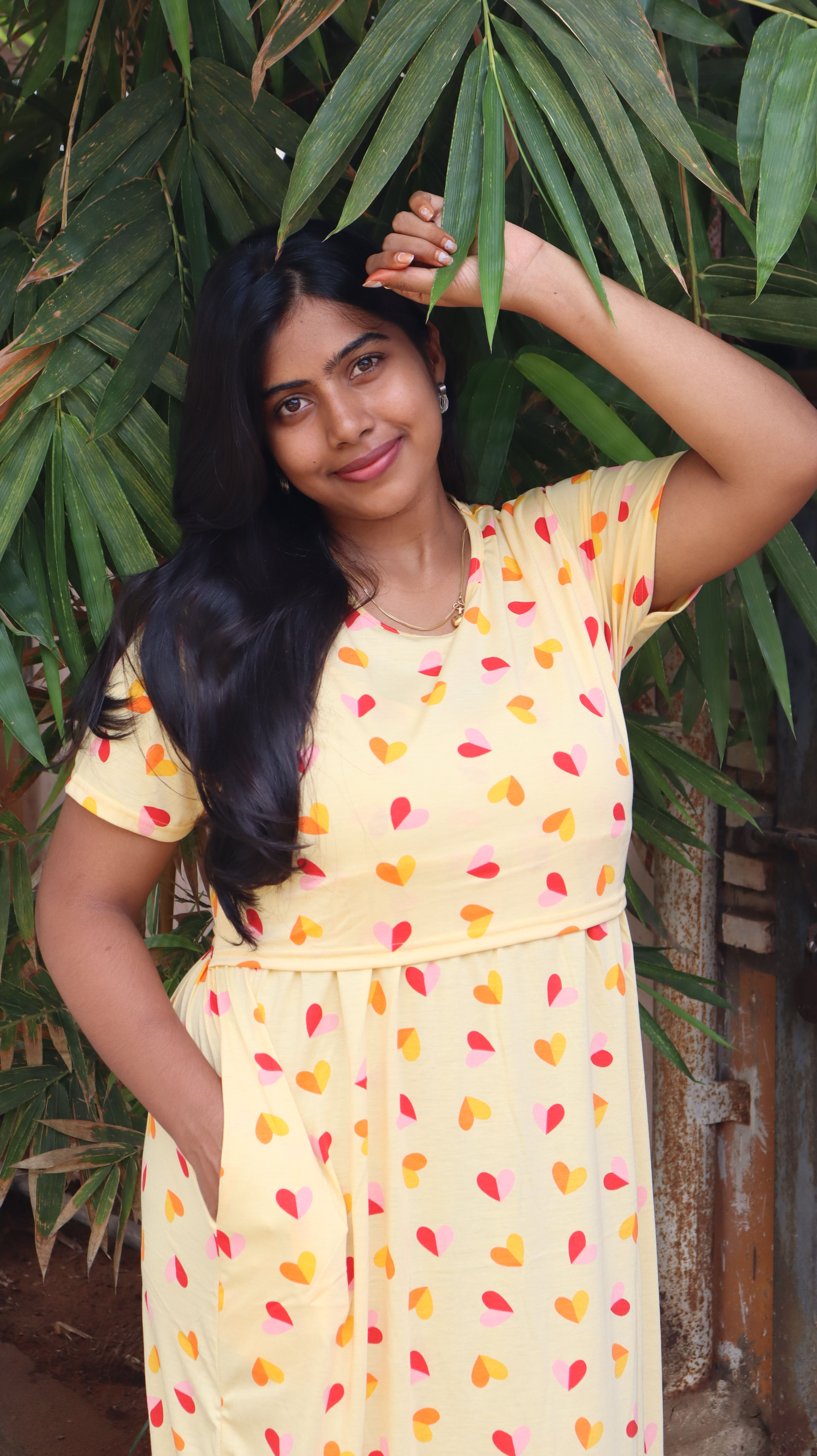 Yellow Heart Feeding Lounge Wear