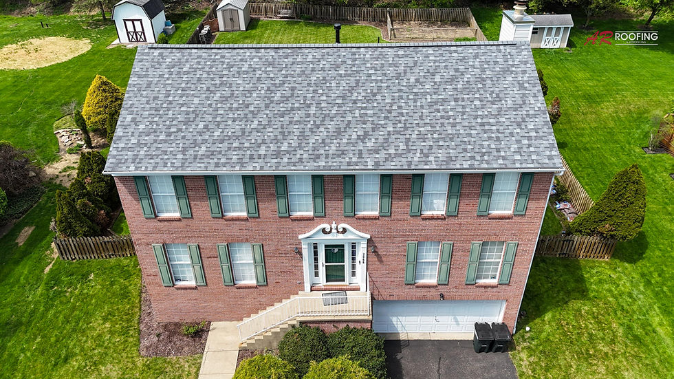 Another roof installation complete in Library, PA