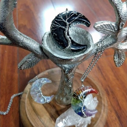 Chakra & Protection Moon Pendants | SOS Gifts