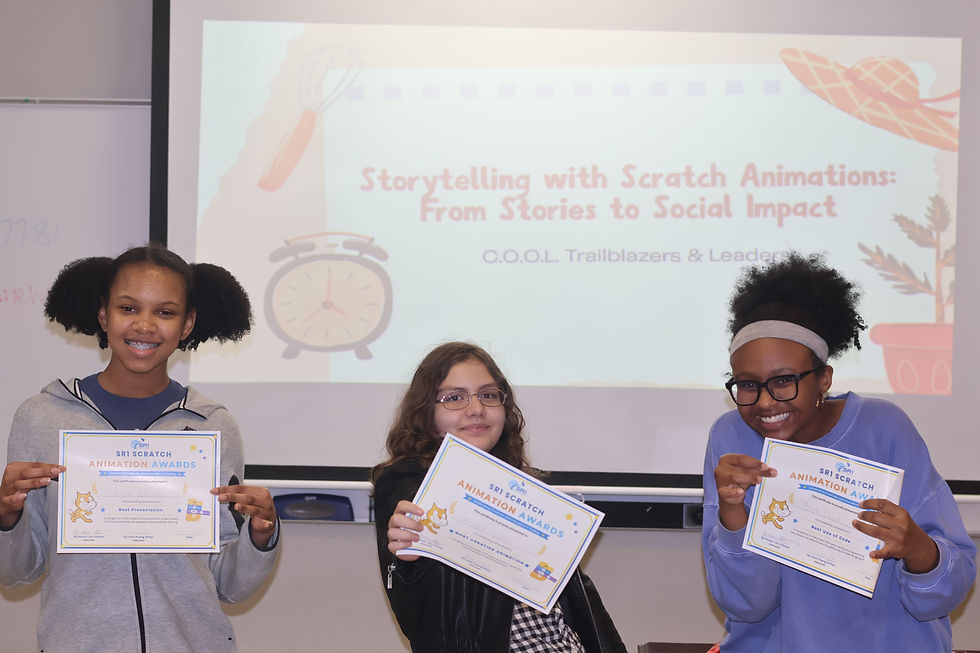 From left to right: Farrah Eubanks, Kristen Hobson, Anya Davis