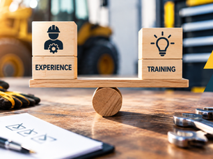 Experience and training compared for skilled trades hiring.